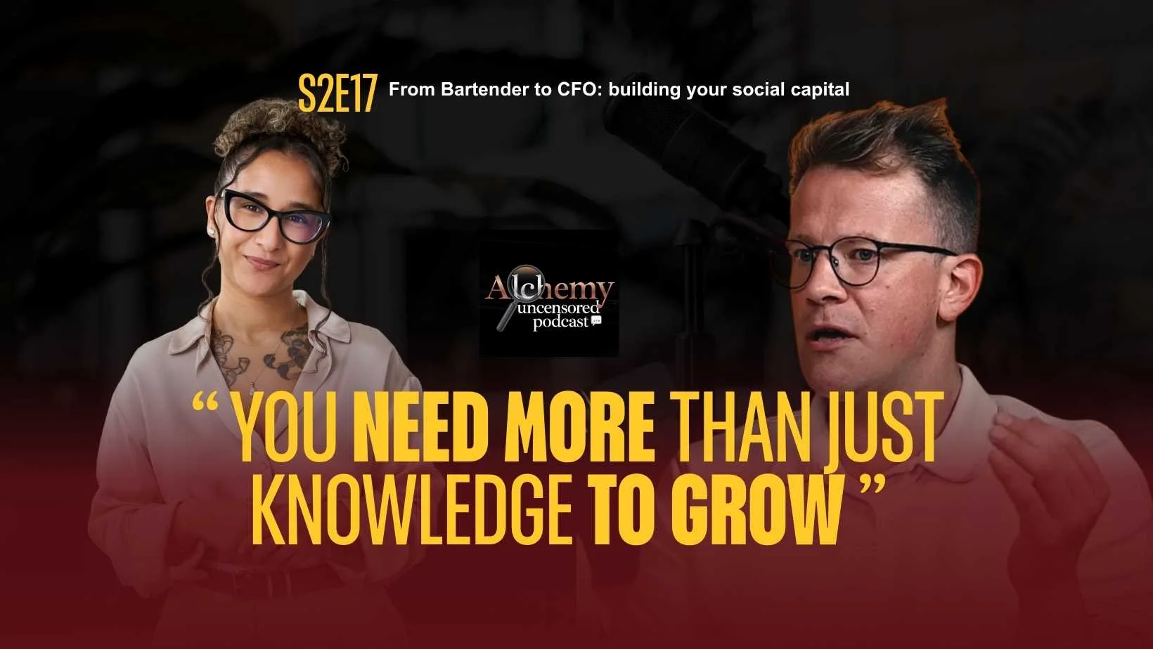 From Bartender to CFO: building your social capital