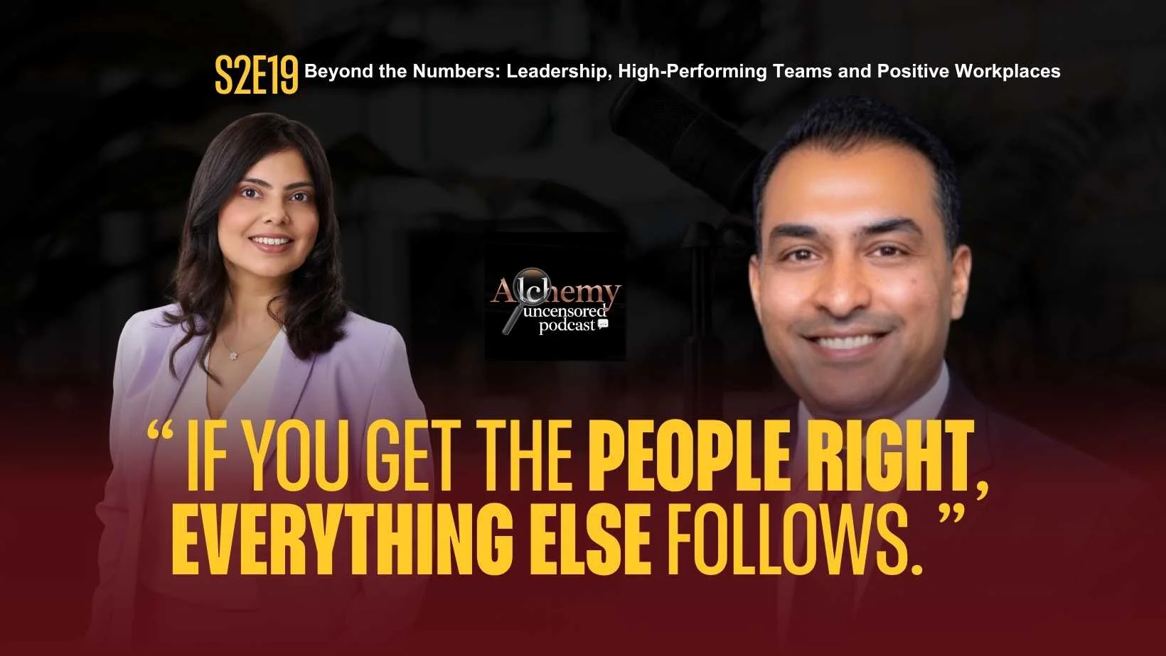 Beyond the Numbers: Leadership, High-Performing Teams and Positive Workplaces