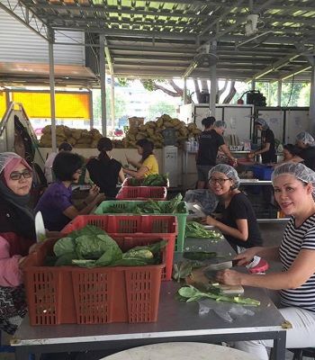 Suppenküche in Singapur