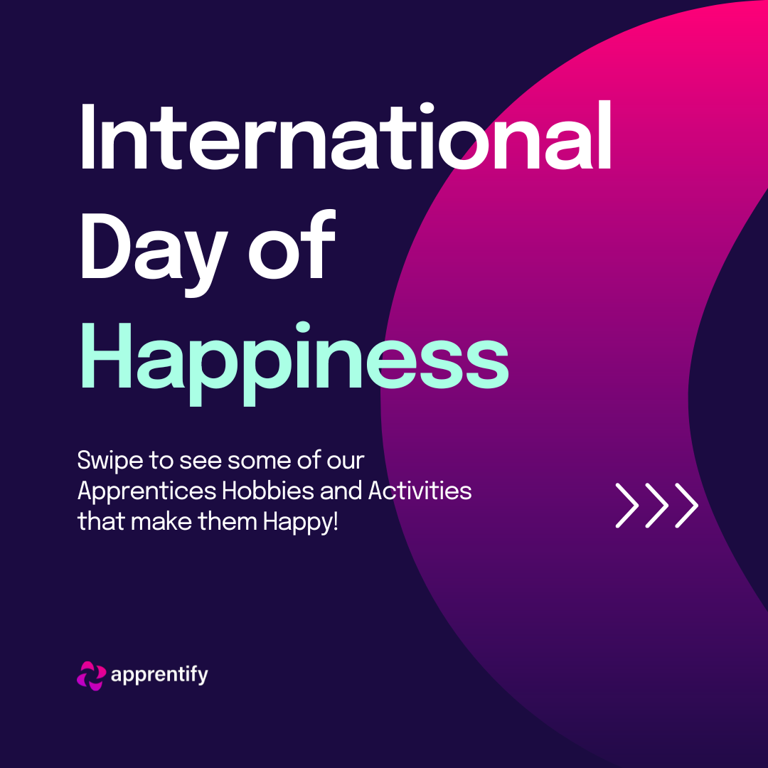 Celebrating International Day of Happiness with Our Apprentices