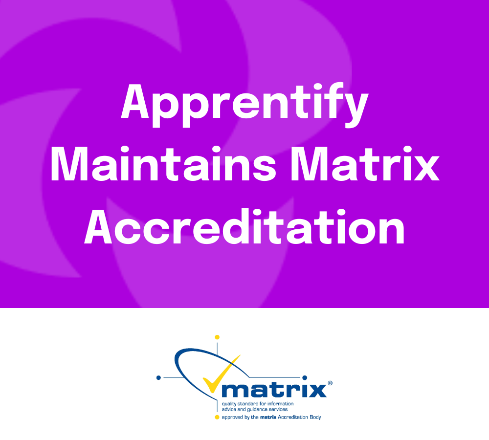 Apprentify Maintains Matrix Accreditation