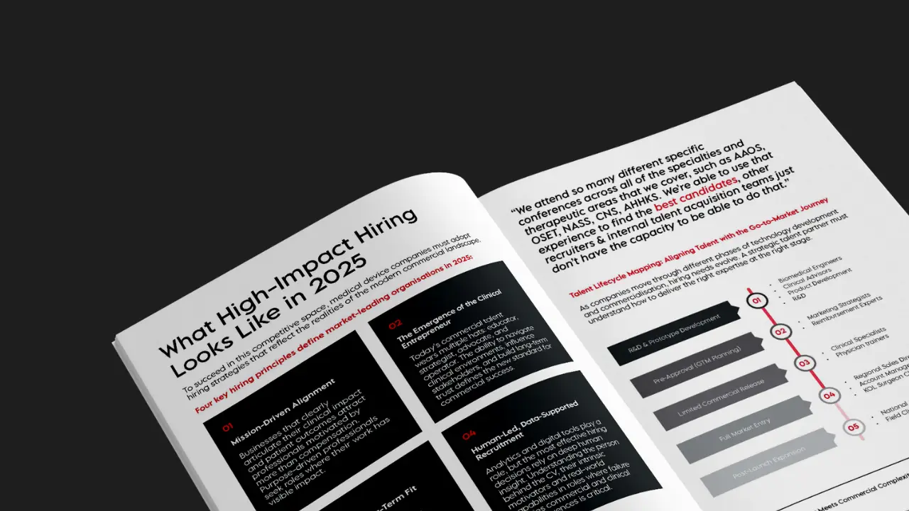 Innovation Is Redefining Orthopedic Devices, But Is Your Talent Strategy Keeping Up?