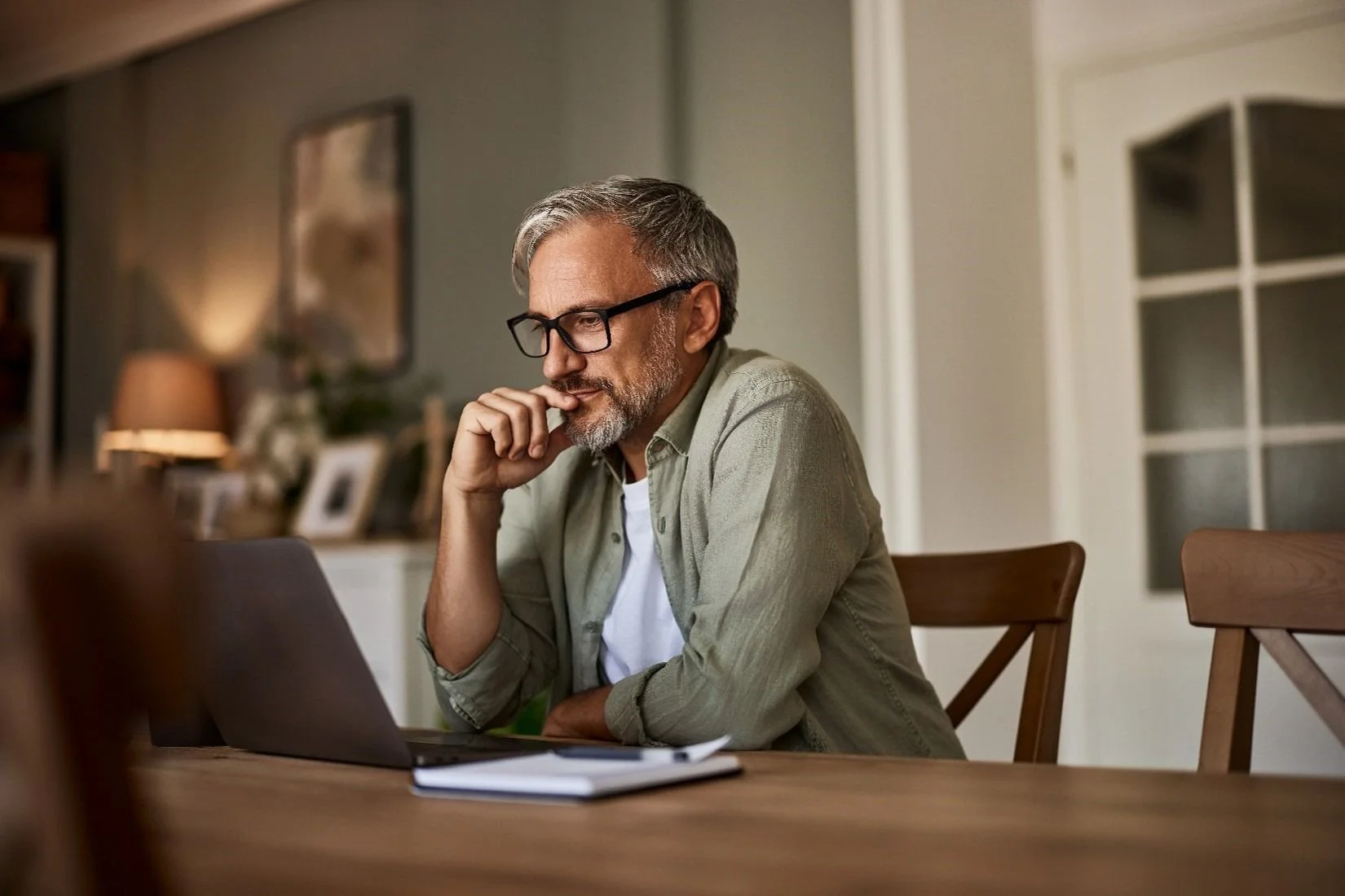man on laptop