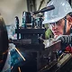 mechanical engineer working