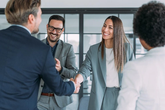 people shaking HANDS