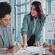women working in office