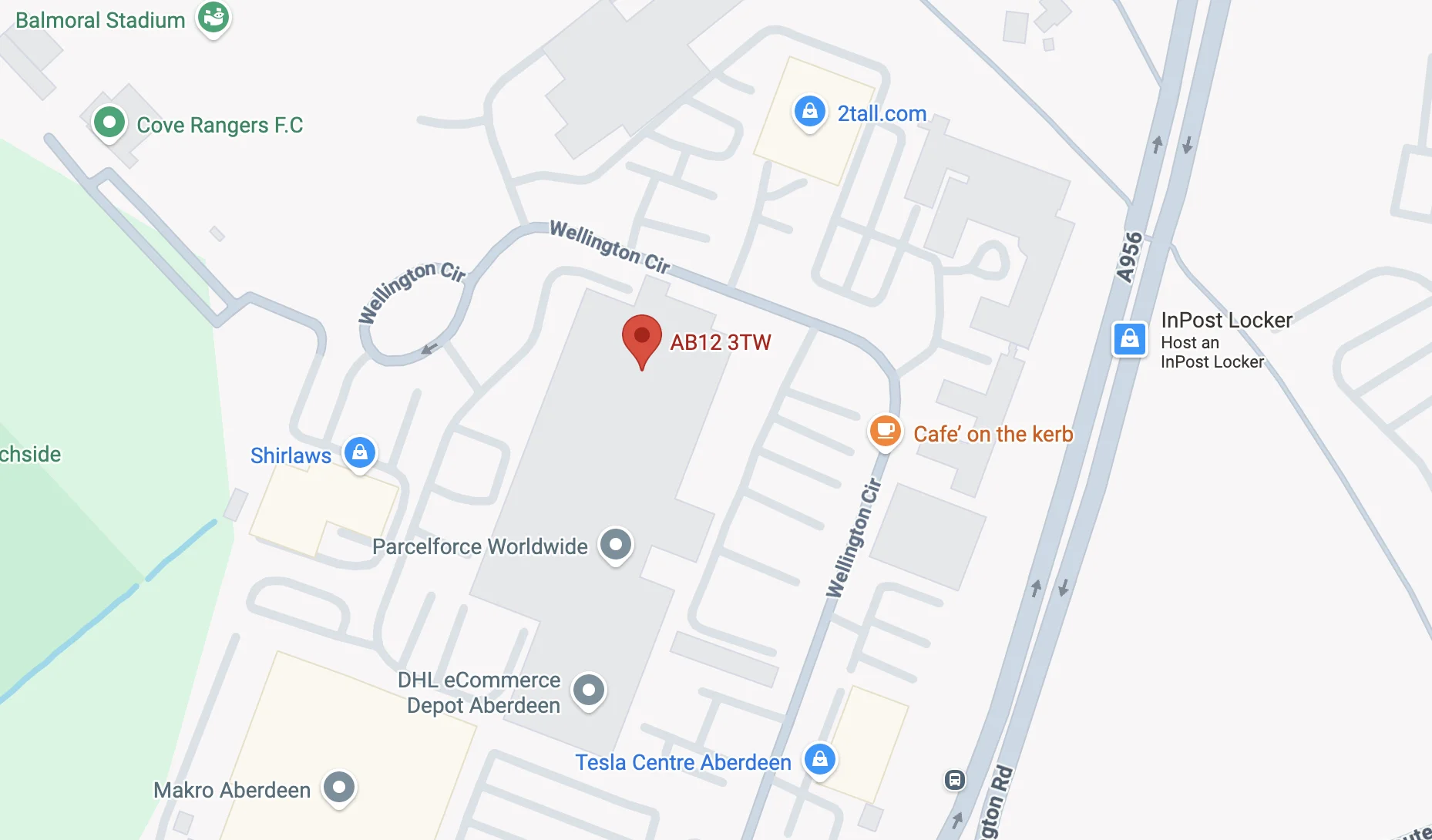 Skelmersdale Distribution Centre Google Map