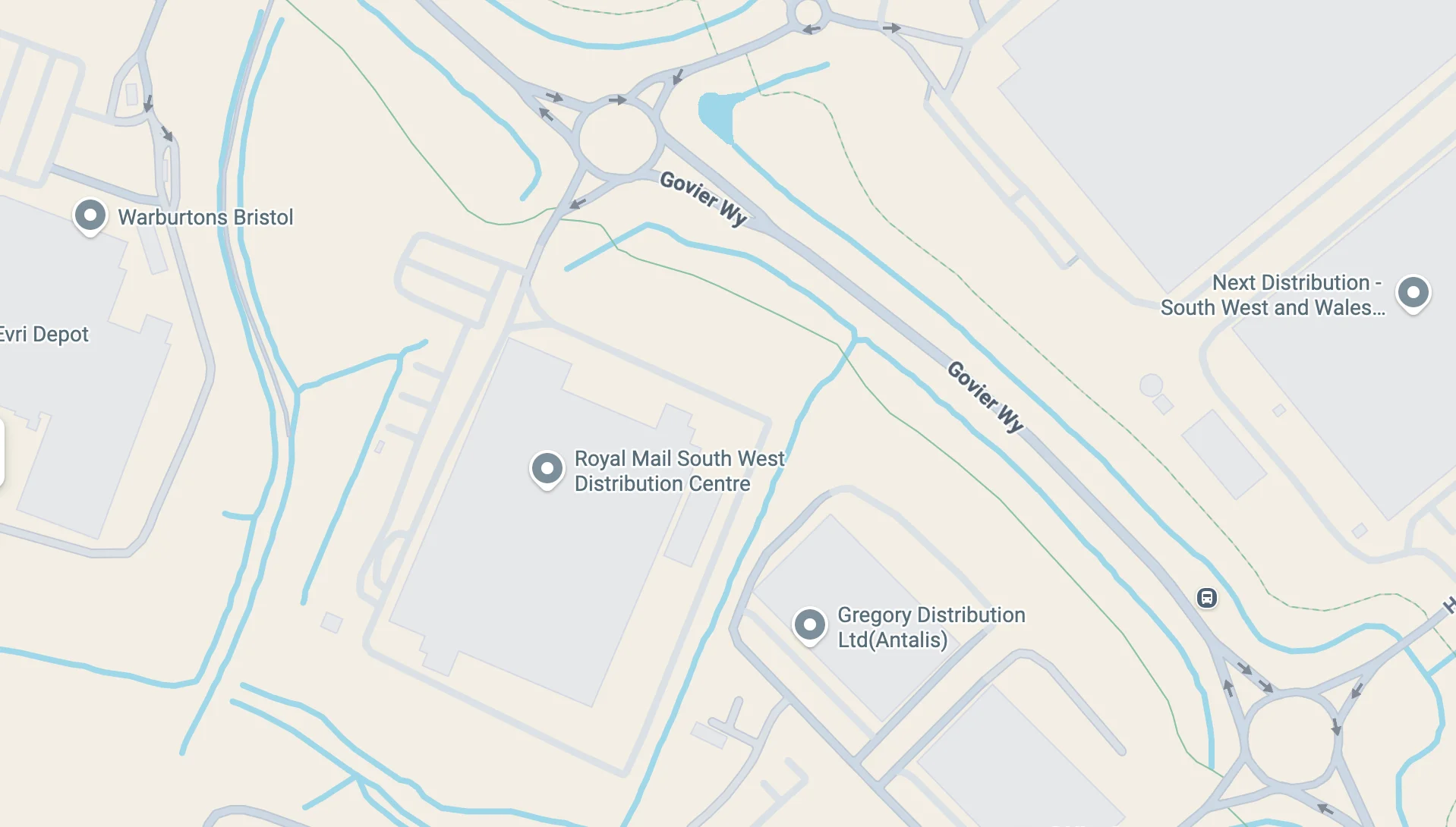 Bristol Distribution Centre Google Map