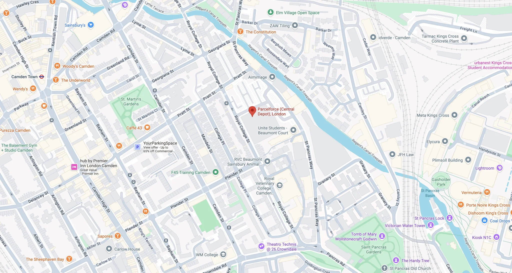 London Central Distribution Centre Google Map