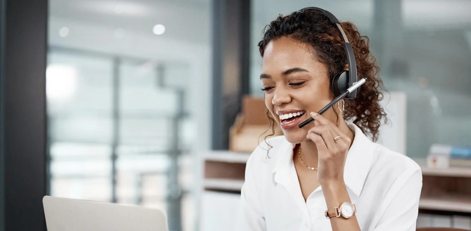 woman on call