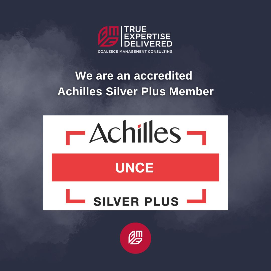 Coalesce Management Consulting Receives Achilles Silver Plus Accreditation