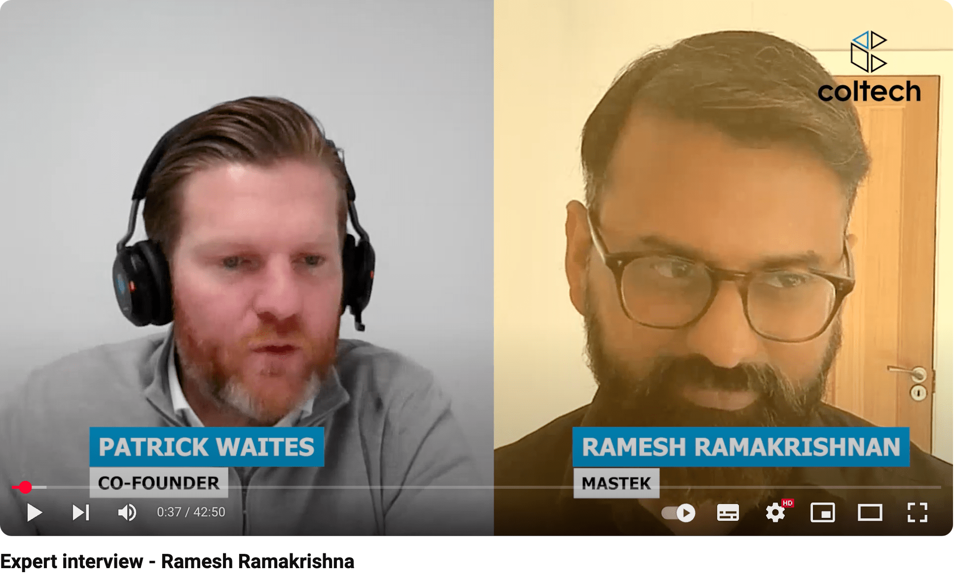 Expert interview - Ramesh Ramakrishna