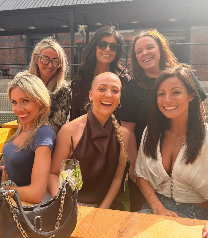 A group of women enjoying drinks at incentive