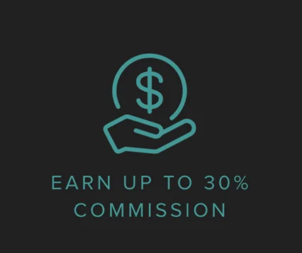 earn up to 30% commission