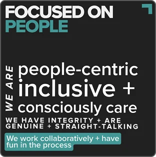 focused on people
