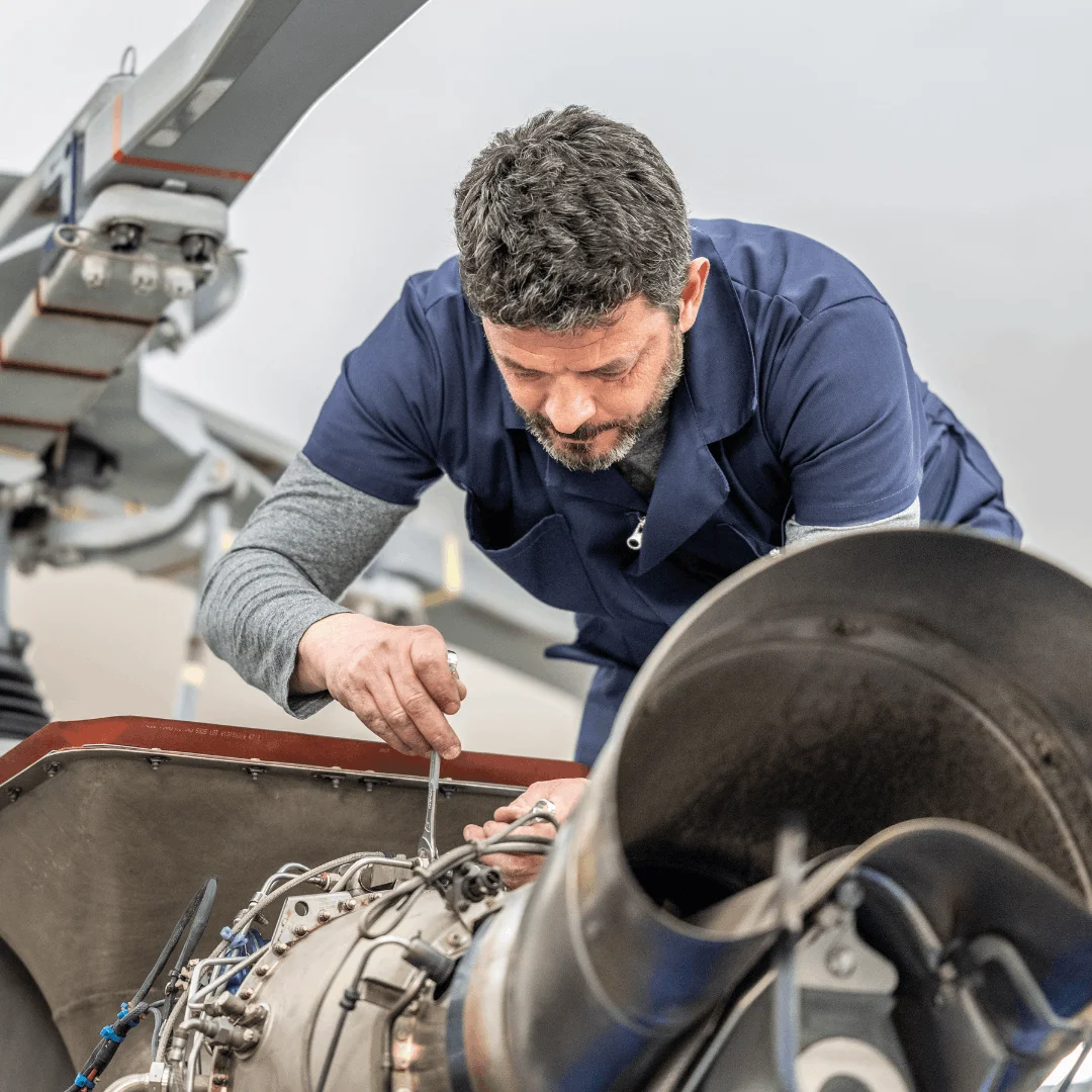 Engineers on construction site
