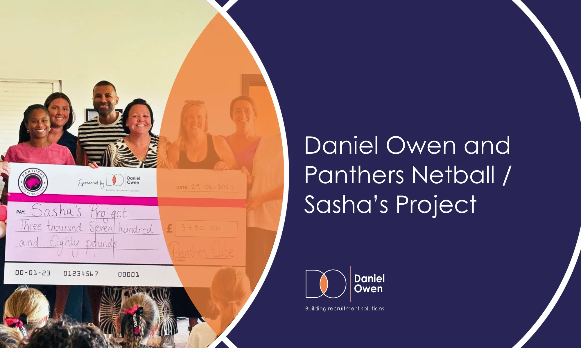 Daniel Owen Proudly Supports Panthers Netball and Sasha’s Project