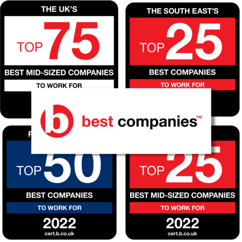 A Top 100 Best Company to work for - For 2023 & beyond!
