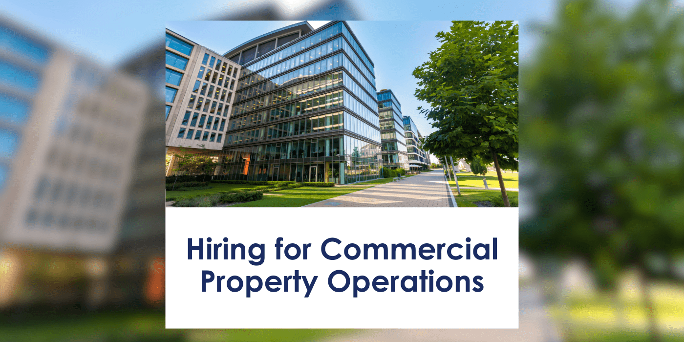 Hiring for Commercial Property Operations