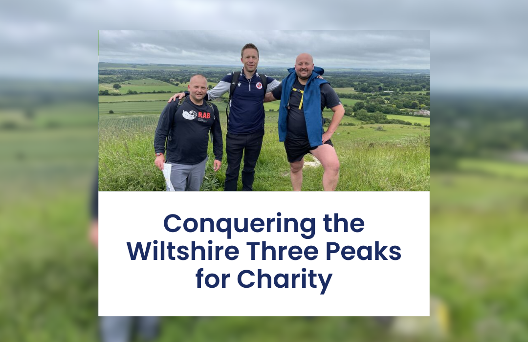 Conquering the Wiltshire Three Peaks in aid of The Youth Adventures Trust