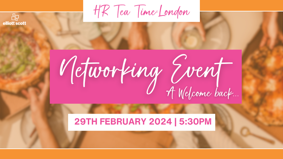 HR Tea Time: Networking Event, A Welcome Back