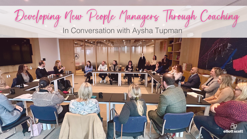 Developing New People Managers Through Coaching: In Conversation with Aysha Tupman
