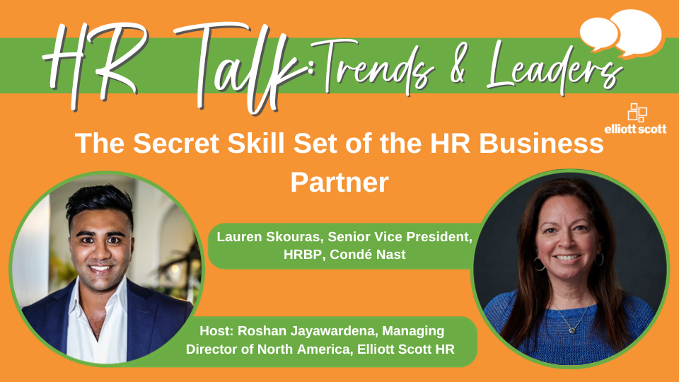 HR Talk: Trends & Leaders: The Secret Skill Set of the HR Business Partner 