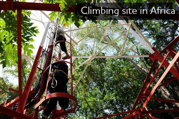 Climbing site in Africa