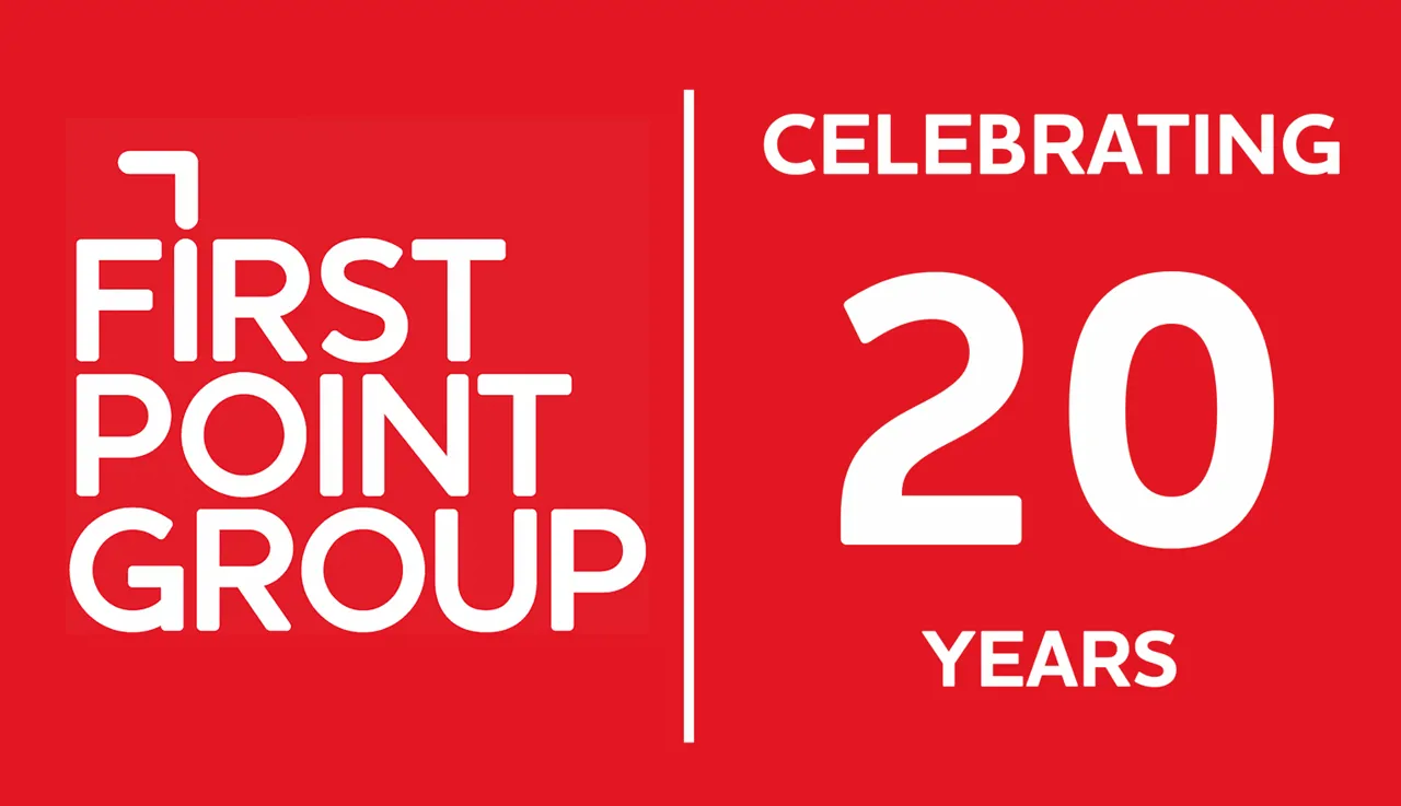 First Point Group 20th anniversary logo