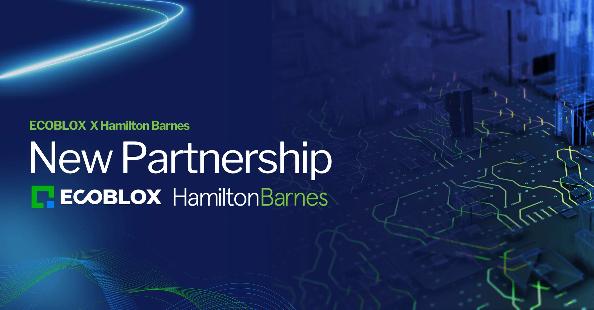 Hamilton Barnes Partners with ECOBLOX to Support the Next Stage of Global AI Infrastructure