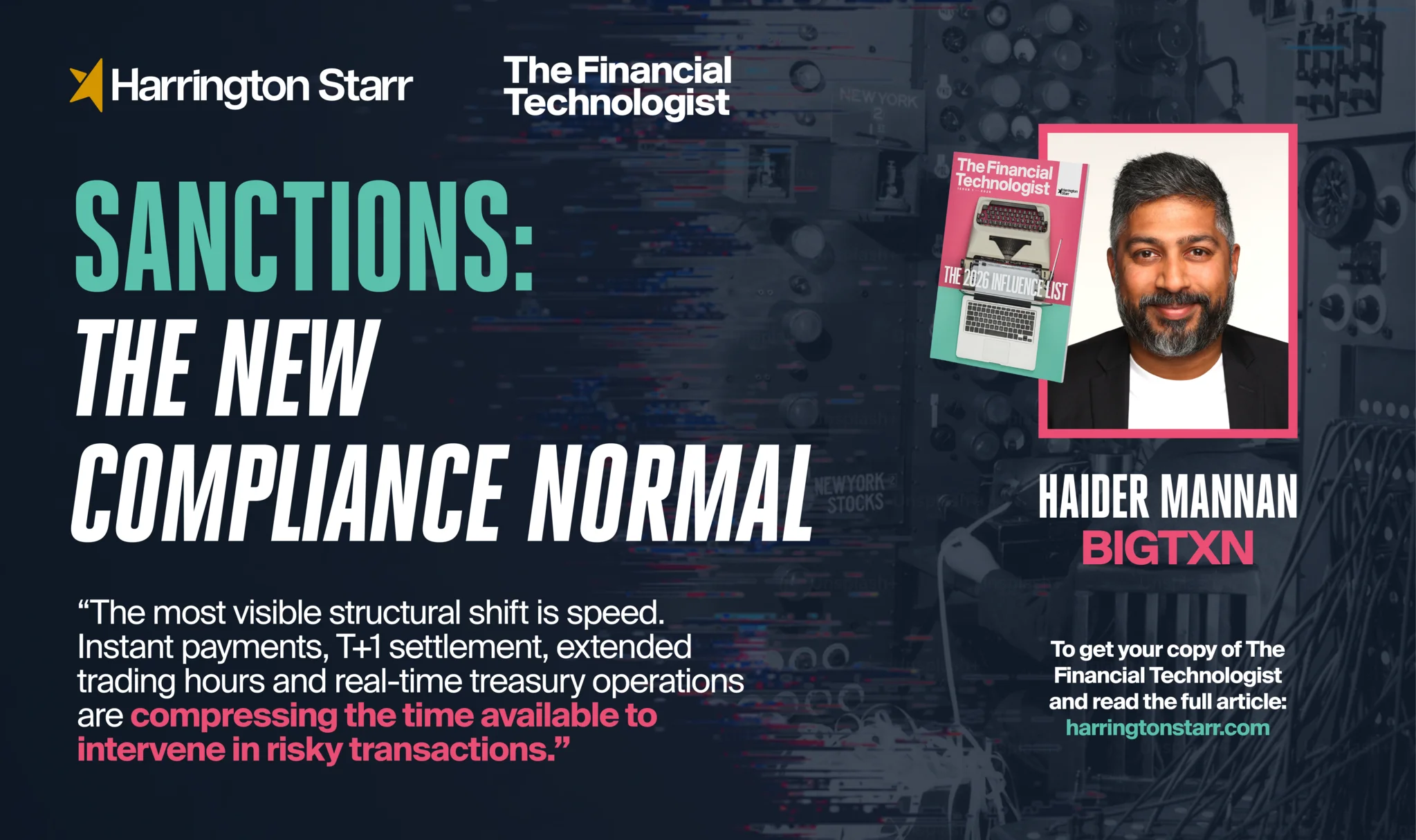 Sanctions: The New Compliance Normal
