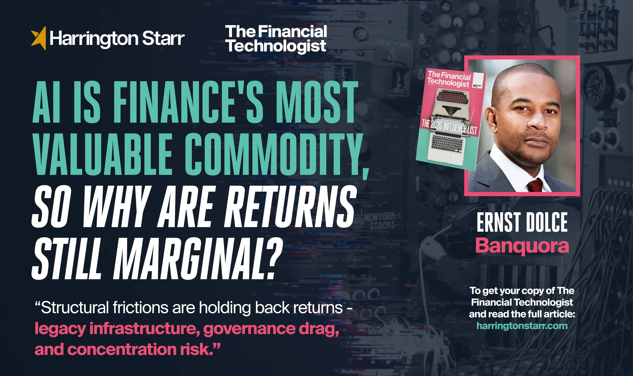 AI is Finance's most valuable commodity, so why are returns still marginal?