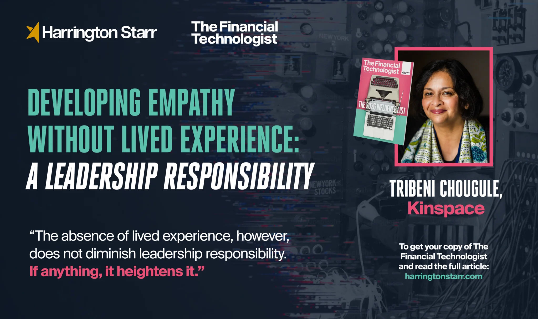 Developing Empathy Without Lived Experience: A Leadership Responsibility