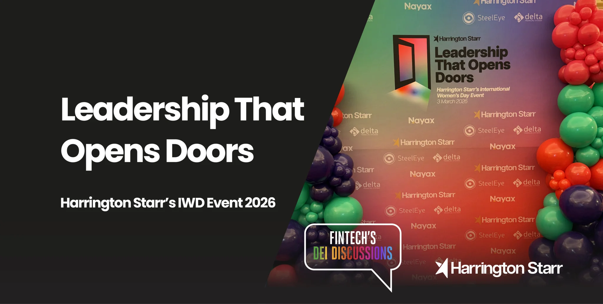 Leadership That Opens Doors | Harrington Starr's IWD Event 2026