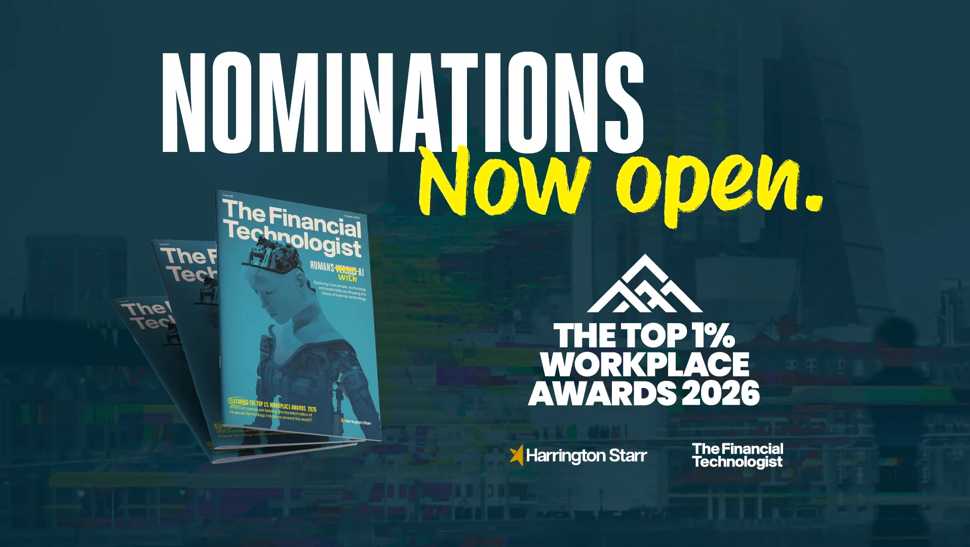 Top 1% Workplace Awards 2026 | Nominations Now Open