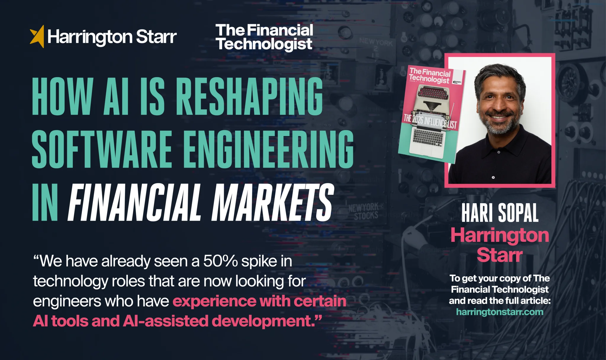 How AI Is Reshaping Software Engineering in Financial Markets