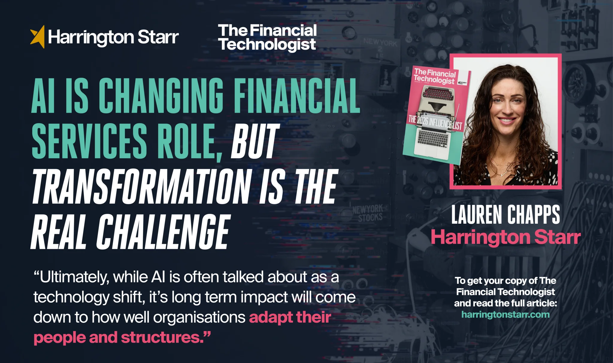 AI Is Changing Financial Services Roles, But Transformation Is the Real Challenge