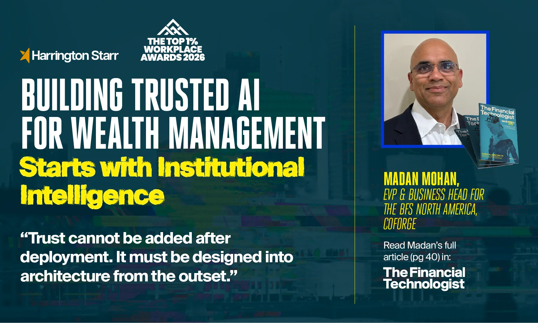Building Trusted AI for Wealth Management Starts with Institutional Intelligence 