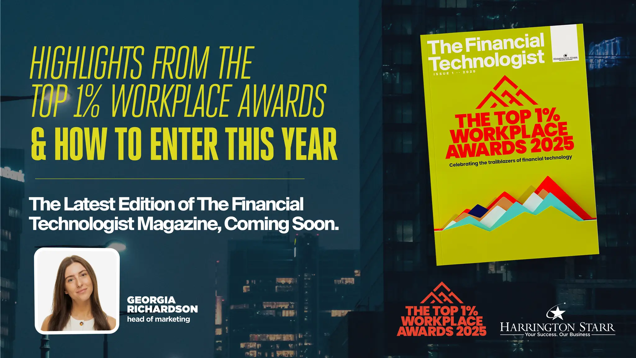 Top 1% Workplace Awards 2025: Recognising the Best in FinTech, Quant & Technology Workplaces – Apply Now