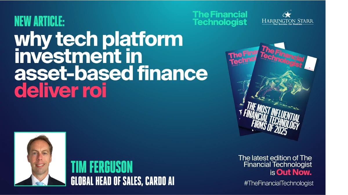 Why tech platform investment in Asset-Based Finance delivers ROI