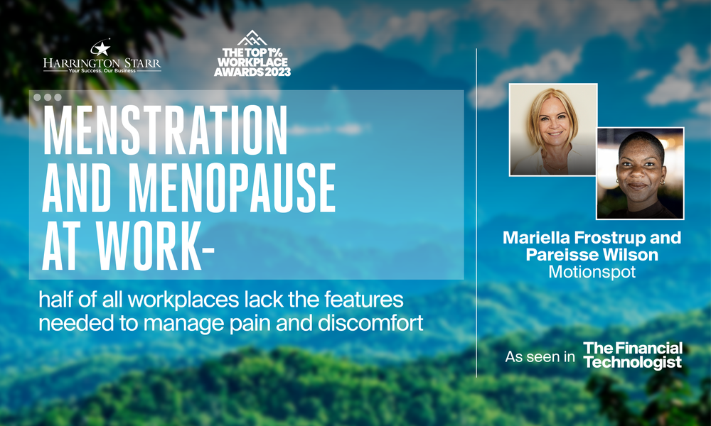 Menstruation and Menopause at Work - Half of all Workplaces Lack the Features Needed to Manage Pain and Discomfort