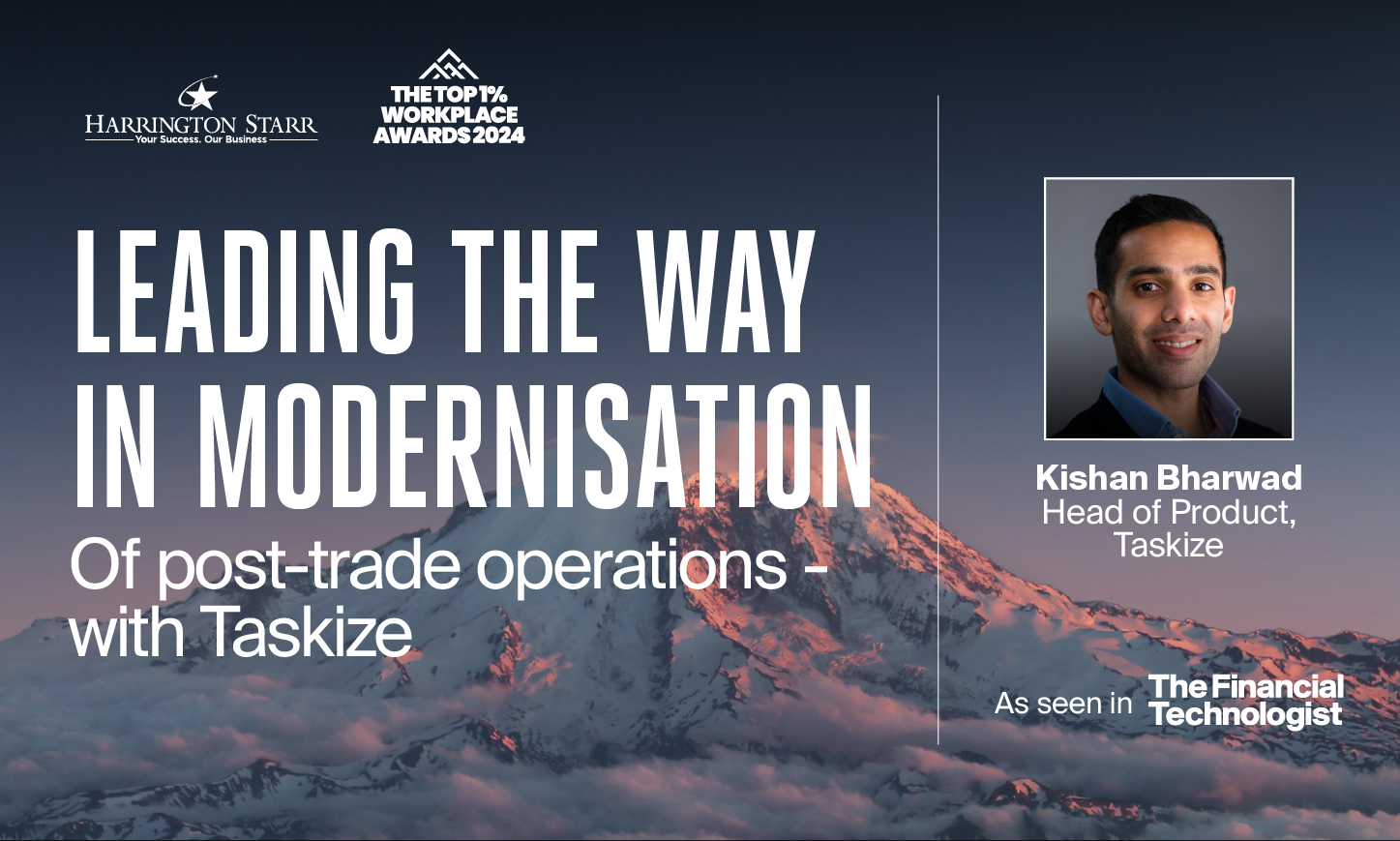 Leading the Way in Modernisation of Post-Trade Operations— with Taskize