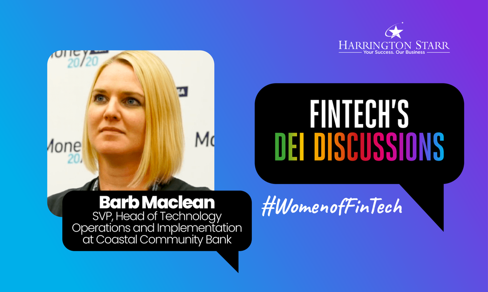 FinTech's DEI Discussions #WomenOfFinTech | Barb Maclean at Coastal Community Bank