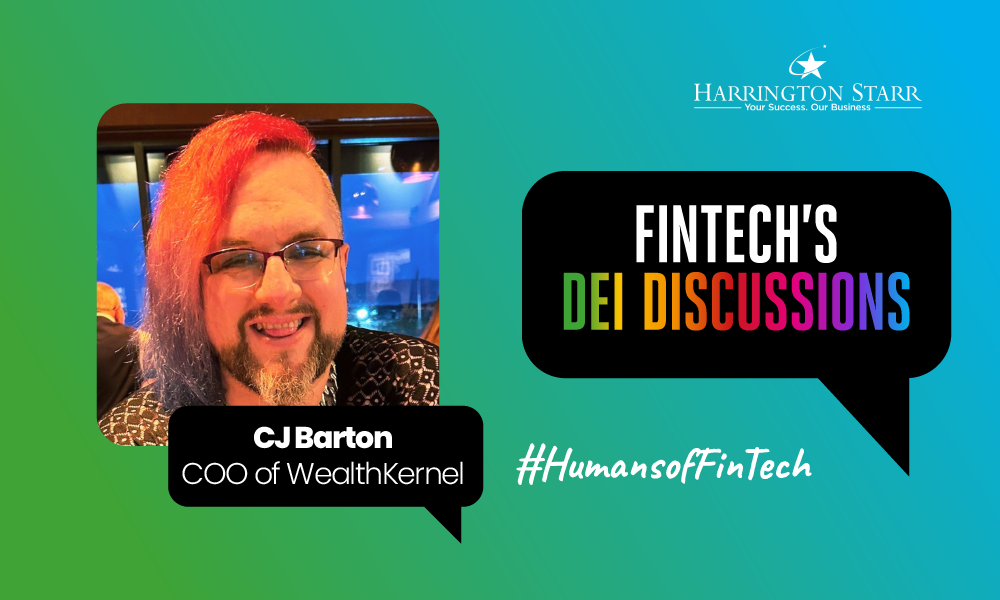 FinTech's DEI Discussions #HumansofFinTech | CJ Barton, COO of WealthKernel