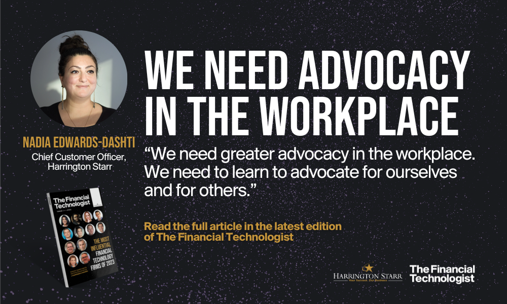 We need Advocacy in the Workplace | The Financial Technologist