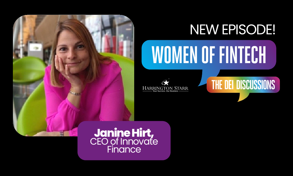 FinTech's DEI Discussions #WomenofFinTech | Janine Hirt, CEO of Innovate Finance