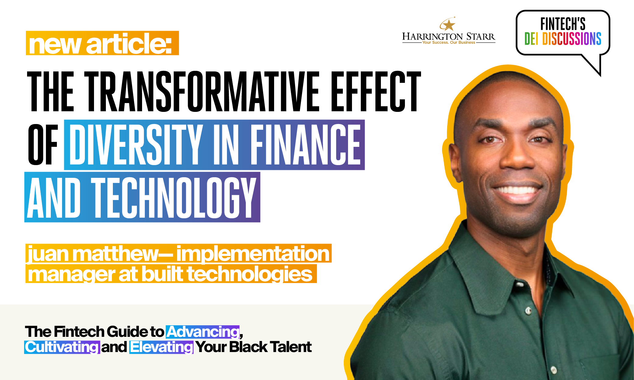 The Transformative Effect of Diversity in Finance and Technology