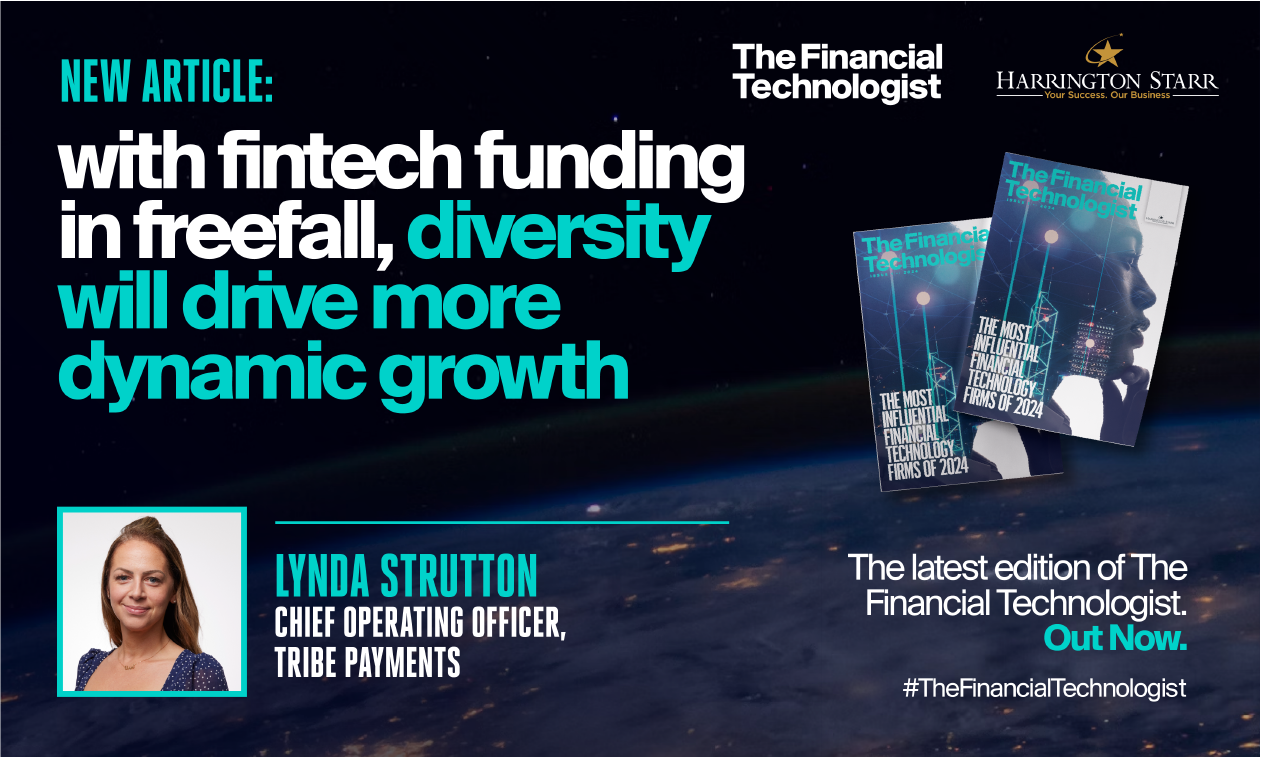With FinTech Funding in Freefall, Diversity will Drive More Dynamic Growth