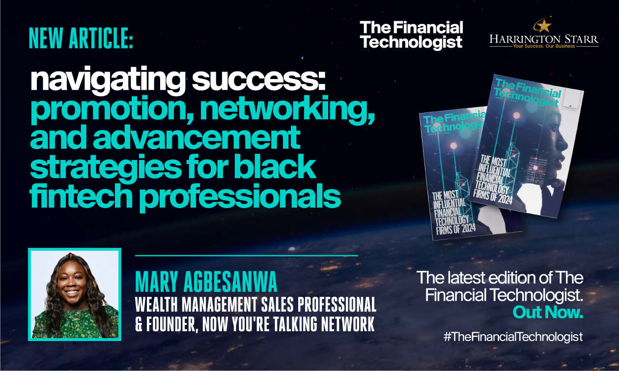 Navigating Success: Promotion, Networking, and Advancement Strategies for Black FinTech Professionals