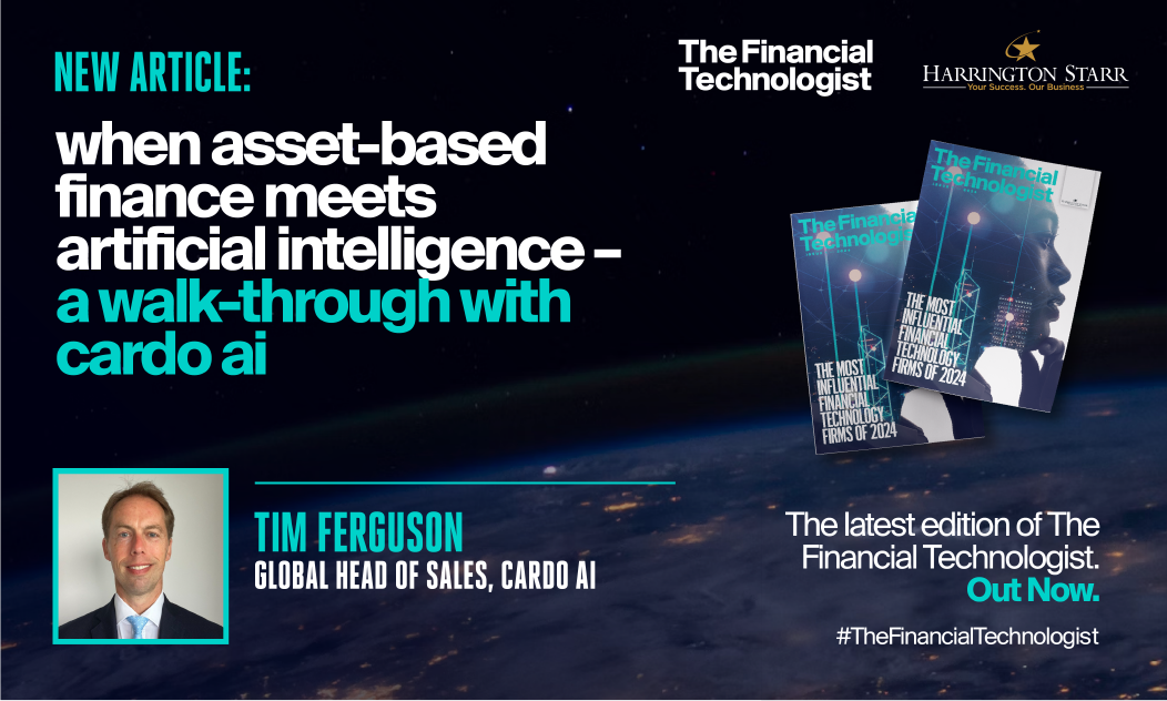 When Asset-Based Finance Meets Artificial Intelligence – A Walk-Through with Cardo AI | The Financail Technologist